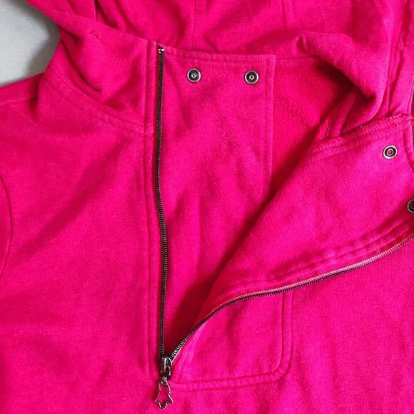 Fox Riders Co. hoodie women's size XS magenta with graphic design on the hood - Picture 3 of 12